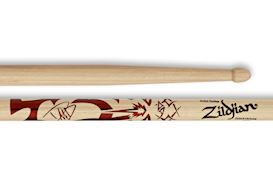 ZILDJIAN - DRUMSTICKS, ARTIST SERIES, DAVE GROHL, WOOD TIP, NATURAL